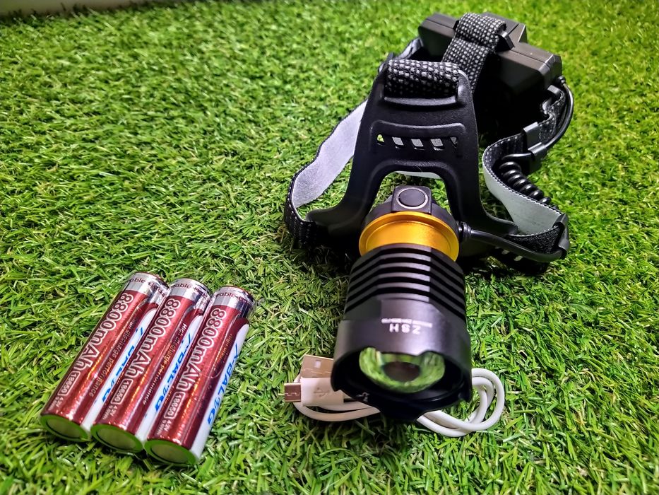 XHP100 - Lanterna de cap Puternica cu LED cu 9 nuclee OFERTA!