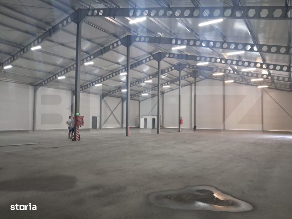 Hala nou construita, 1.260 mp, ideala pentru productie sau depozitare,