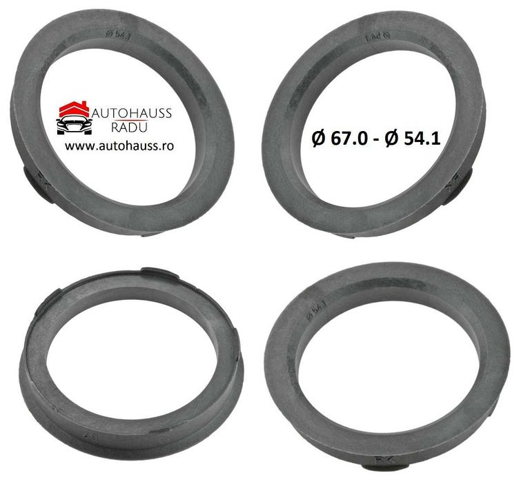 Inele de centrare Jante 67.0- 54.1 Hyundai Kia Mazda Suzuki Toyota