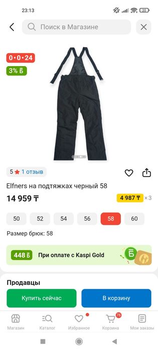 Продам горнолыжнын штаны