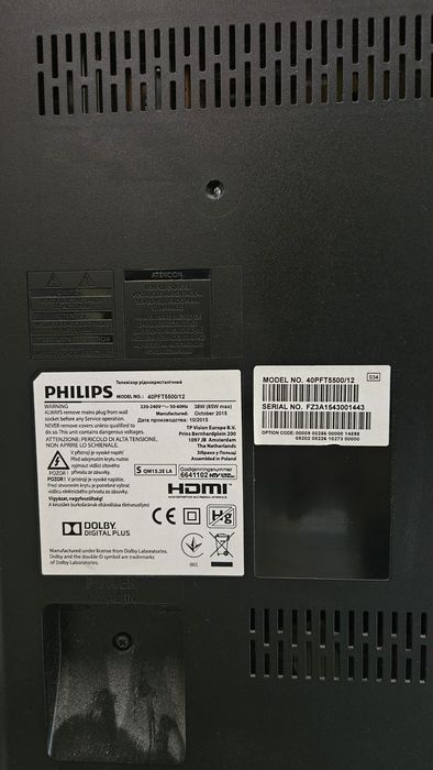 Philips 40PFT5500/12 – 40” Smart LED TV, Full HD