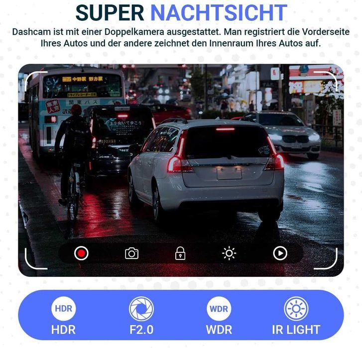 Видео регистратор за кола  Fleau Tech Dash Cam