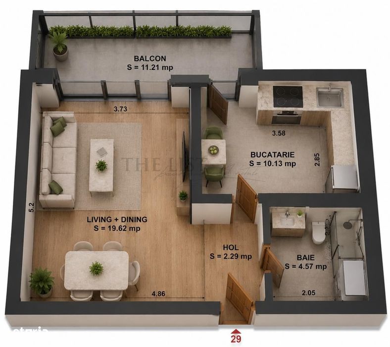 Studio | Ansamblu rezidential Tandala 6 | Mihai Bravu