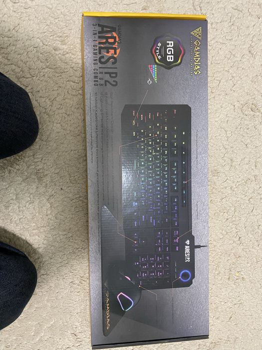 Мембранная игровая клавиатура ARES P2 rgb