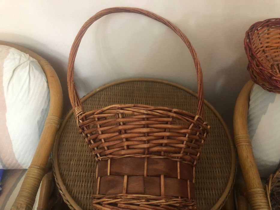 корзины из ротанга
