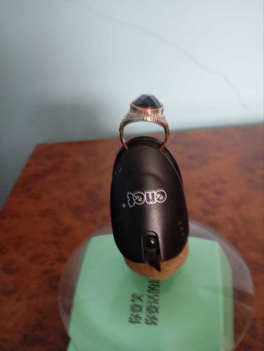 Кольцо серебро 925 пробы с камнем Аметист