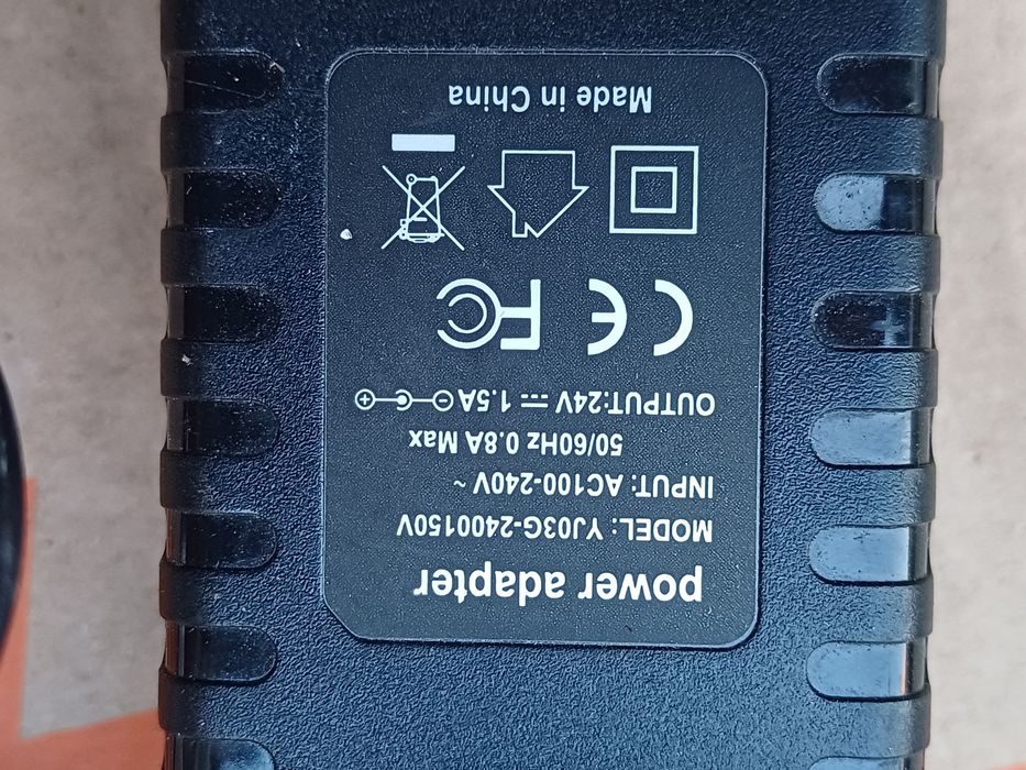 Incarcator alimentator 24v  1,5A
Este testat
Este testatIncarcator ali