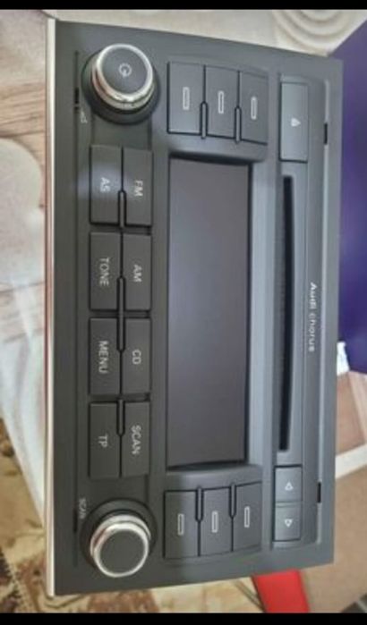 Radio cd player original chorus audi a3 8p ap b7 b6 tt 2din functie rd