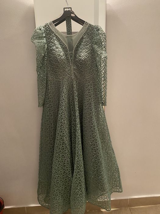 Rochie seara Moda Alis culoare verde