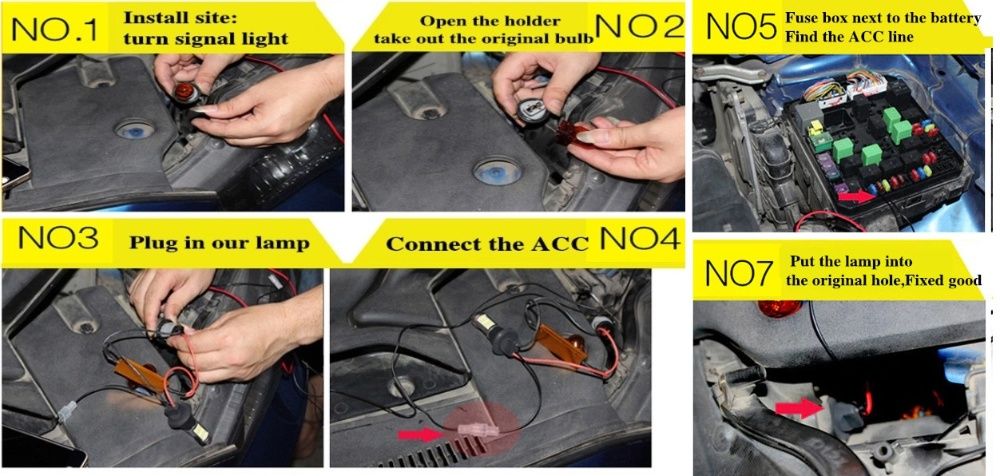 DRL Дневни Светлини с Мигач Комбинирани
