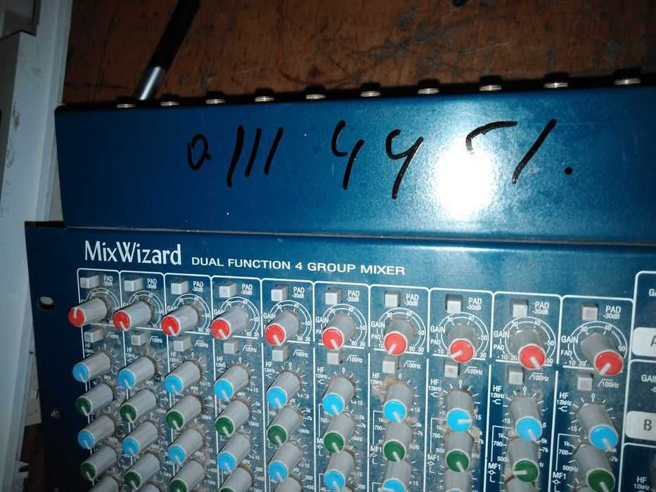 СРОЧНО Микшерный пульт MixWizard dual function 10 КАНАЛОВ СТЕРЕО