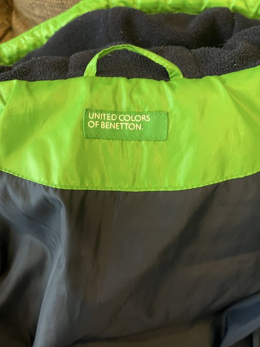 Детская куртка зимняя от benetton