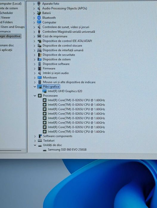 Laptop  Lenovo IdeaPad L340-17, i5 Gen.8, ssd 250 Gb, ram 8 gb