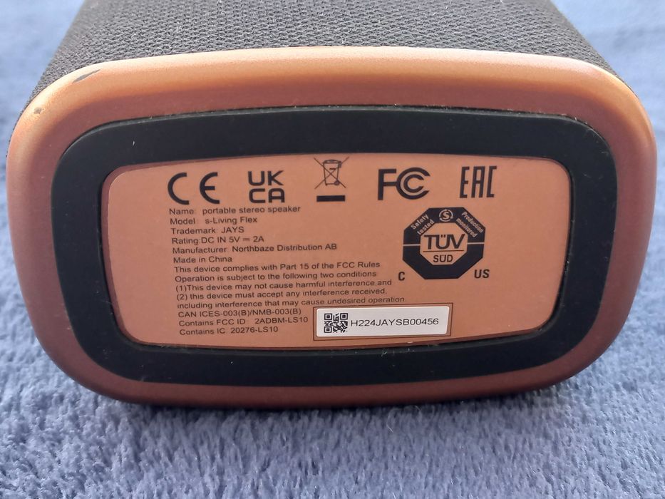 Boxa Portabila Bluetooth Wireless JAYS s-Living Flex AirPlay - Home