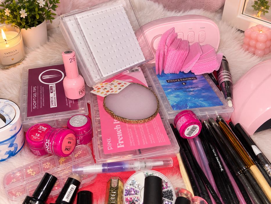 set complet unghii cu gel – kit profesiona