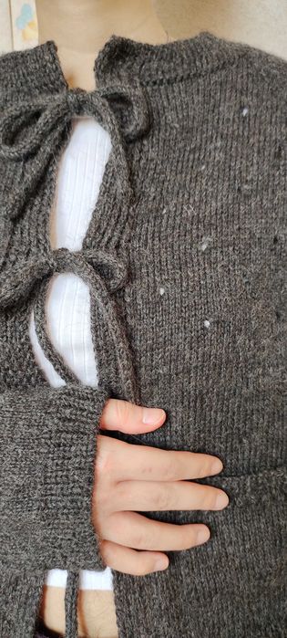 Теплый женский кардиган