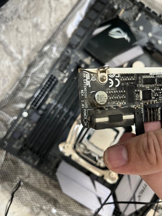 Процессор intel Core i7 7700k + материнская плата Asus