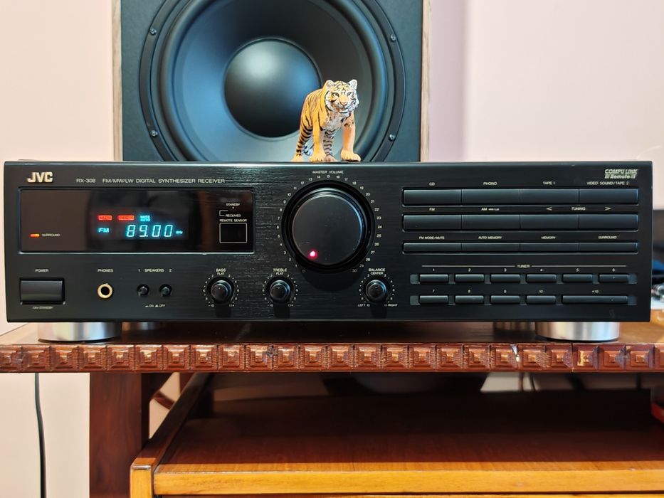 Jvc RX-308BK. Receiver de clasă. Estetică de raft. Preț fix !