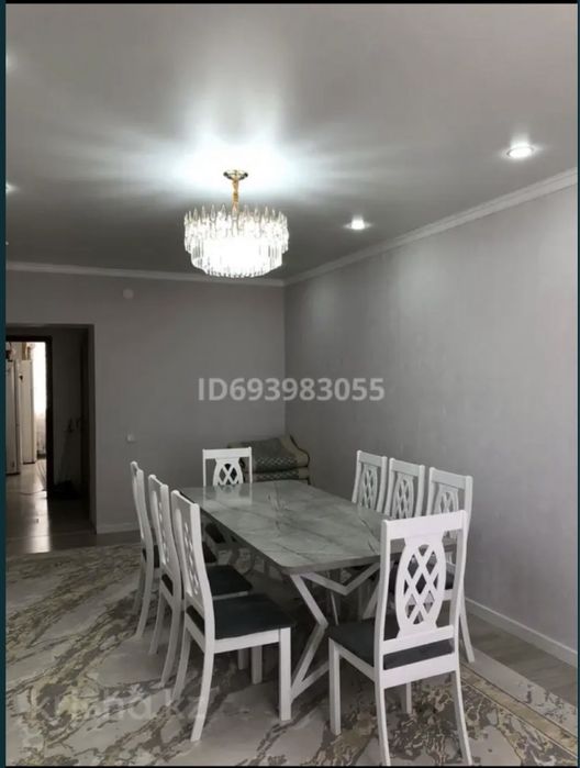 Комплект Arimax Лиза, стол 200х90 см + 8 стульев, серый