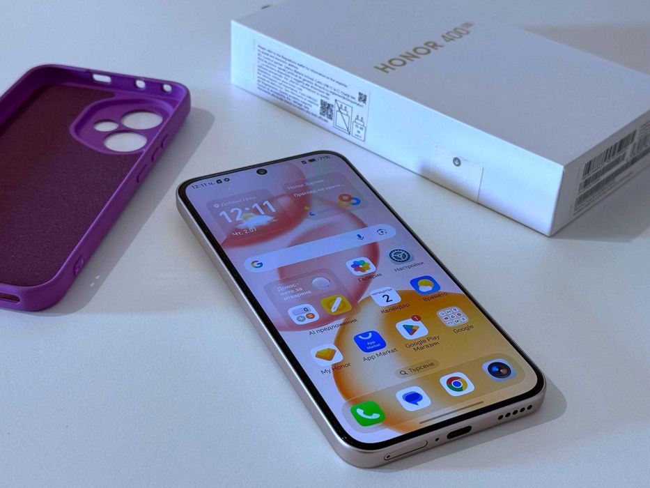 Бартер! Като НОВ! Honor 400 512/8GB Desert Gold (Златен) 36 Цикъла.
