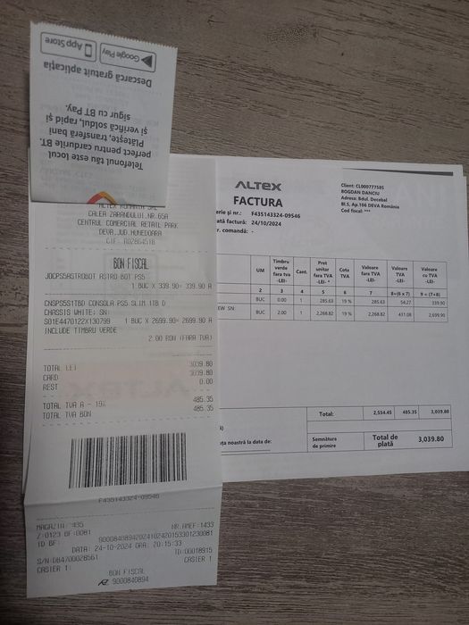 Ps5 cu disk - garantie pana in 24.10.2026