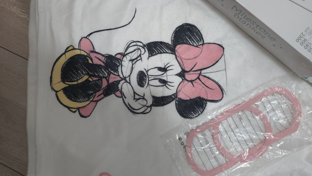 Paturica milestone fetita Minnie Mouse