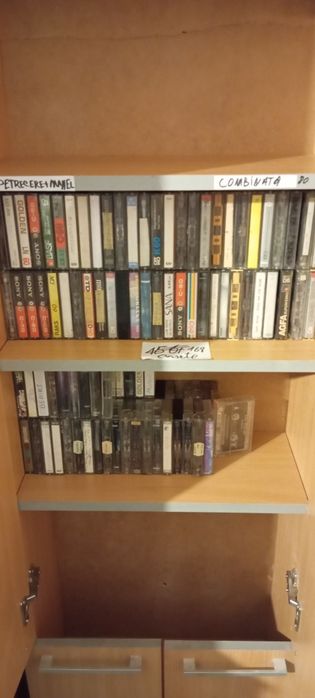 Vand Lot 168 casete audio pentru reinregistrat