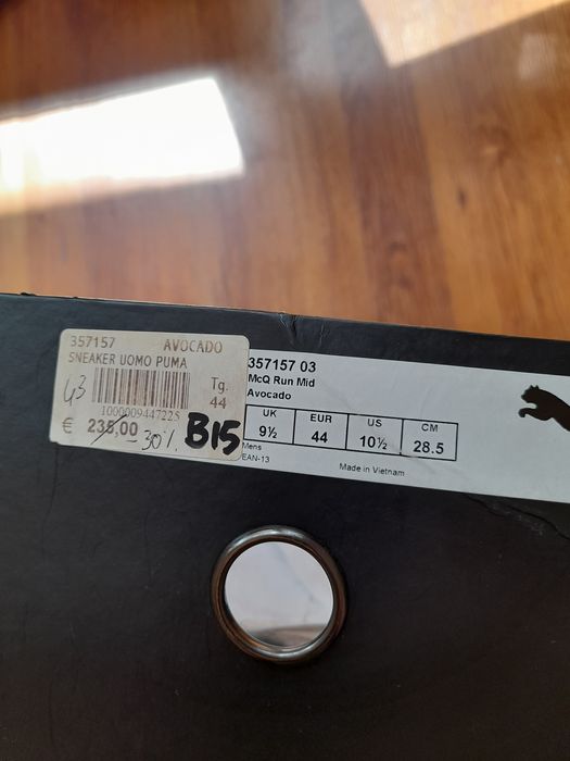 Puma ALEXANDER MQUEEN мъжки кецове 44 номер.