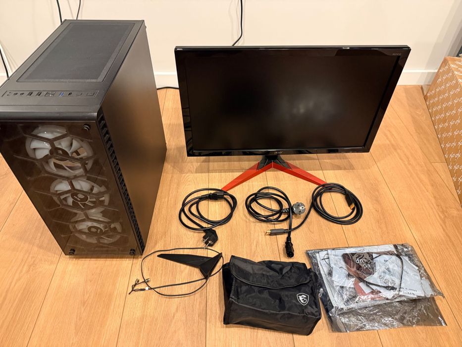 Геймърски компютър + Монитор | i5 10400F | RTX 2060