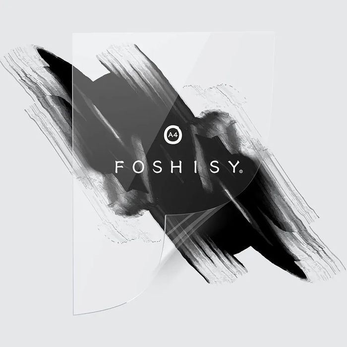 100 folii transparente PVC, 150 microni