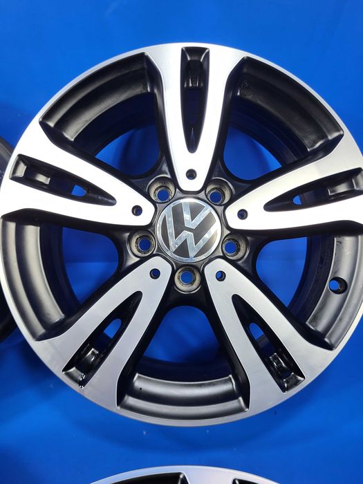 Jante bicolore 5x112 R16 pt Vw Golf 5-6-7, Jetta, Touran, T-Roc etc