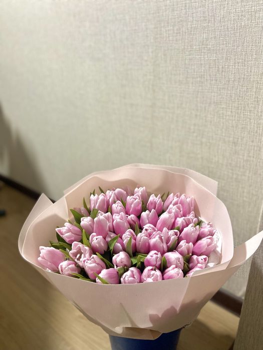 Цветы тюльпан 51шт продам