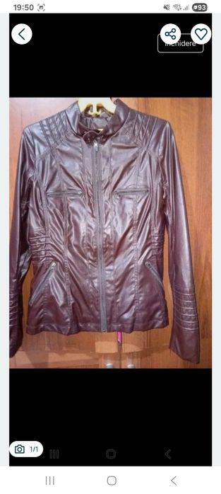 Geaca imitatie piele marime M