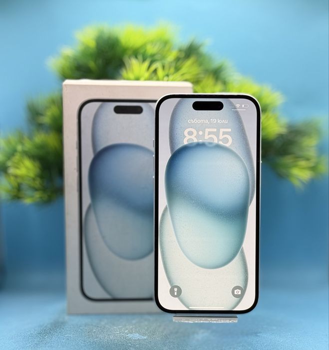 ОТЛИЧЕН!!! Apple iPhone 15, 128GB, 5G, Blue