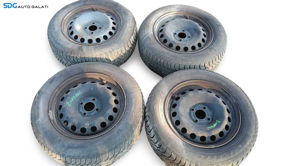 Set 4 Jante Janta Roata Roti Tabla 195 65 15 R15 Renault Wind 2010 - 2013 [MX0840]