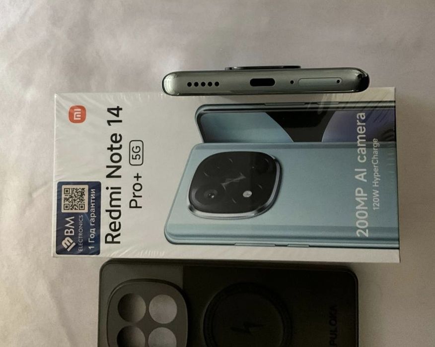 Redmi Note 14pro plus 5g 12+12/512gb Состояние как новая фул комплект