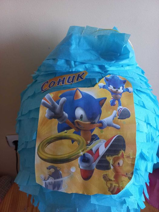 Огромна пинята само за 12лв+подарък маска и конфети,изпращам веднага