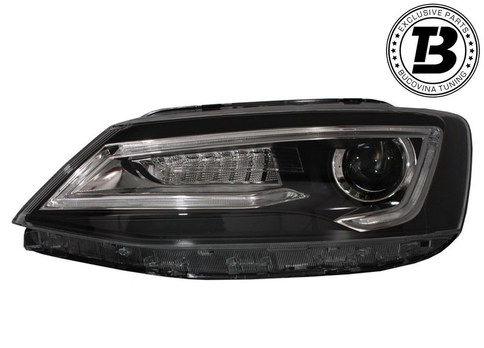 Faruri LED compatibile cu VW Jetta Mk6 VI Bi Xenon Design