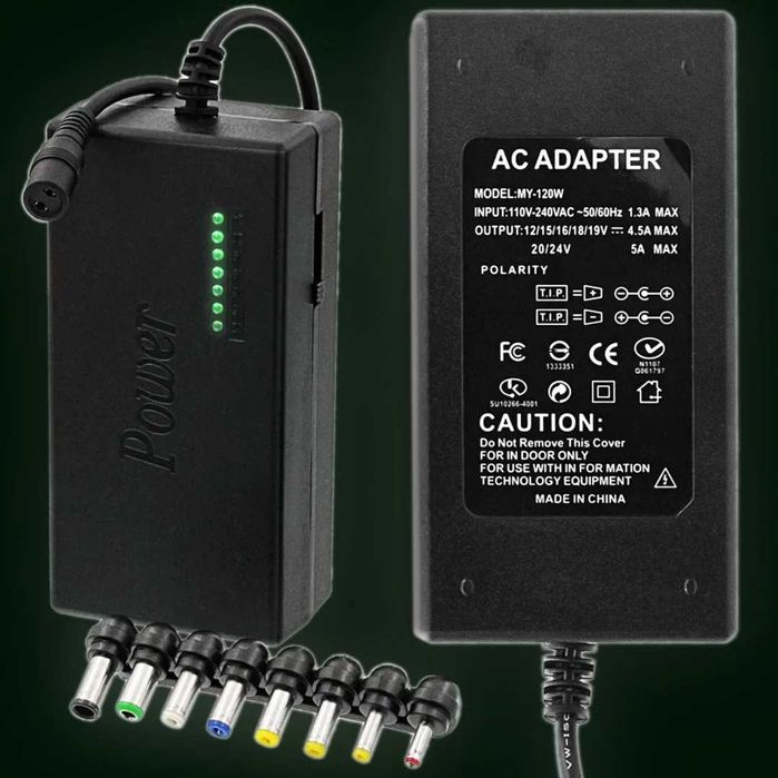 Универсальный блок питания. 12-24В. Мощность 120 W