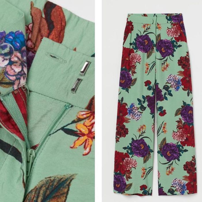 Панталон на цветя H&M