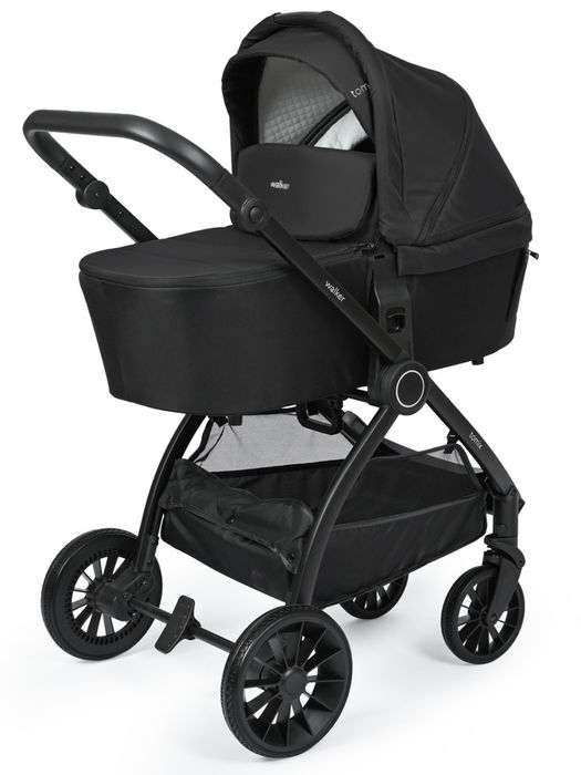 Продается Детская Коляска Tomix Walker 2в1 , черного цвета .
