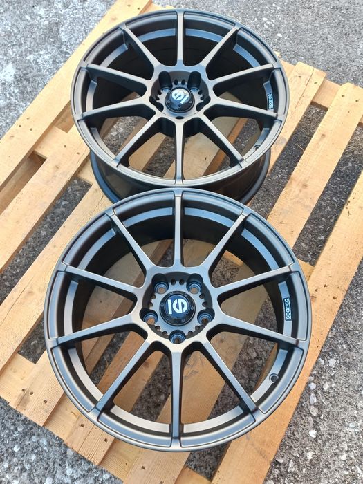 18.5x100 Sparco Gara  Matt Bronz 8j et35 57.1 ц.о Golf Polo A3 S3 Seat Skoda Чисто Нови..