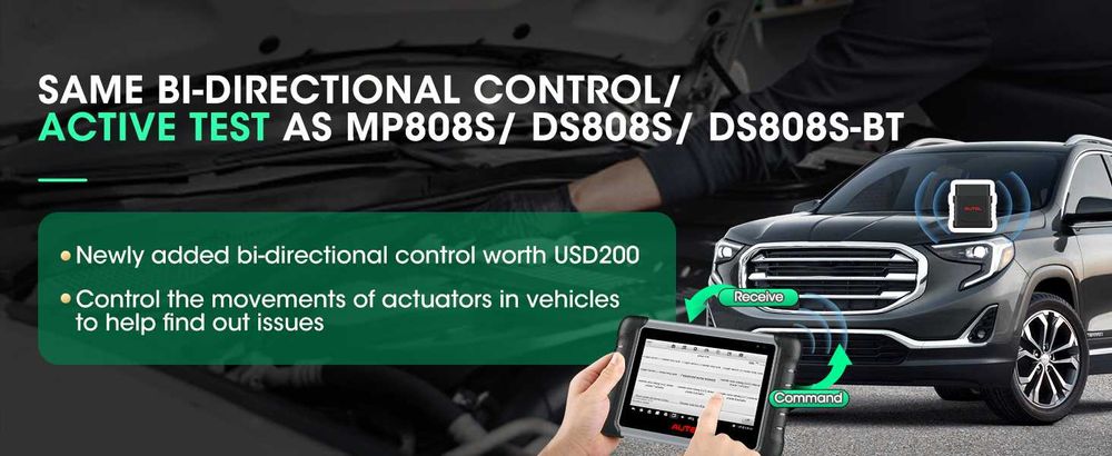 Autel MaxiCOM MK808BT PRO Tester auto bidirecțional Android 11, Romana