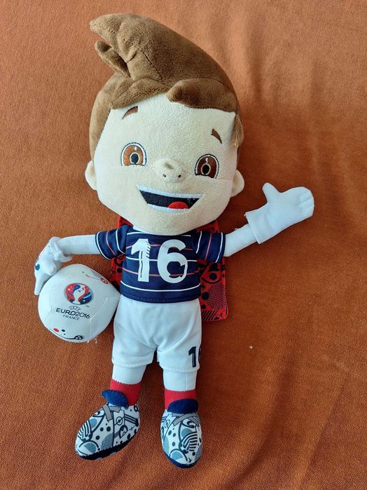 Mascota Franței UEFA Euro 2016 Super Victor Jucărie de pluș autentica