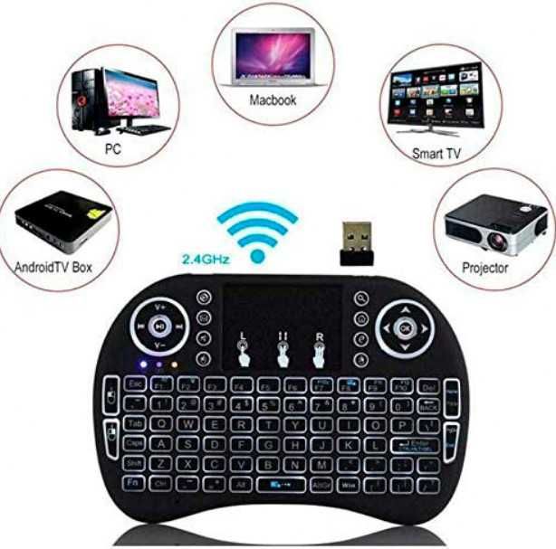 Безжична клавиатура MINI KEYBOARD backlit, с тъчпад