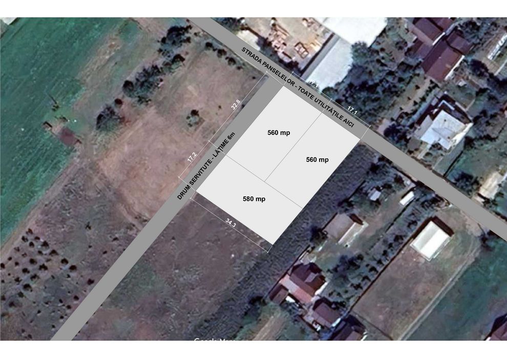 Teren intravilan Catamaresti-Deal cu utilități