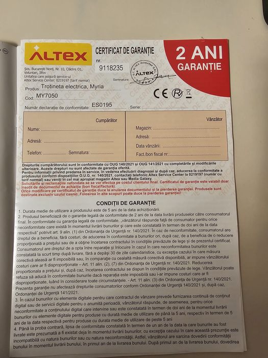 Trotineta electrica fffff puțin folosita, încă in garanție.