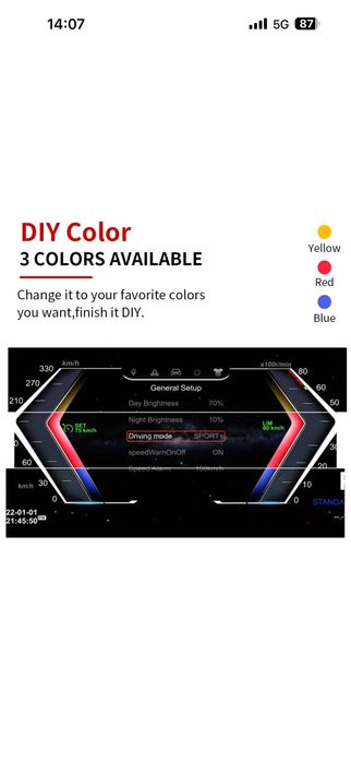 Дигитално Табло за-BMW F06 F07 F10 F12 F13 F01 F25 F26 F15 F16