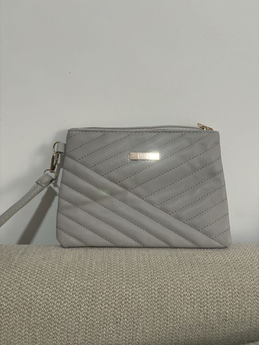 Geantă/poșetă de mână elegantă gri