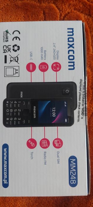 Telefon cu butoane Maxcom
